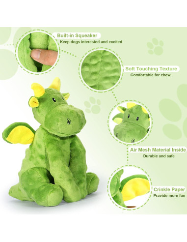 Juguete para Perros Letsmeet Squeaky Pterosaurio 22x15cm