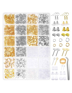 Kit de Fabricación de Pendientes Anezus 2320 Piezas