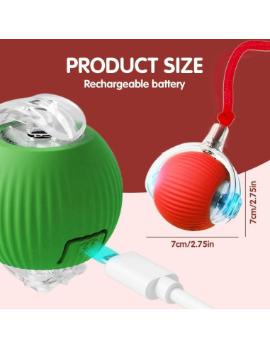 2 Juguetes Interactivos para Gatos y Perros JinRui-T