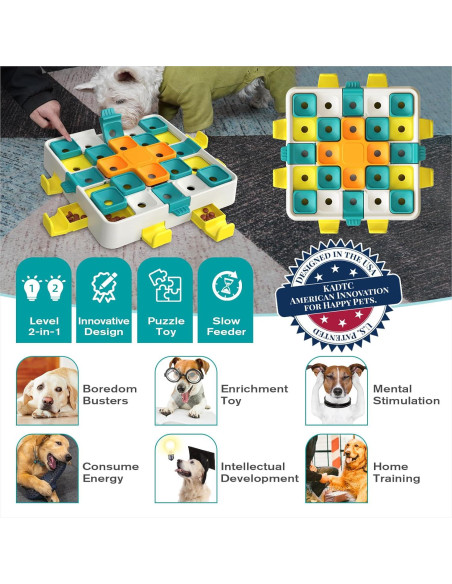 Juguete de Rompecabezas KADTC para Perros Multicolor 37.5 cm Juguete de Rompecabezas KADTC para Perros Multicolor 37.5 cm