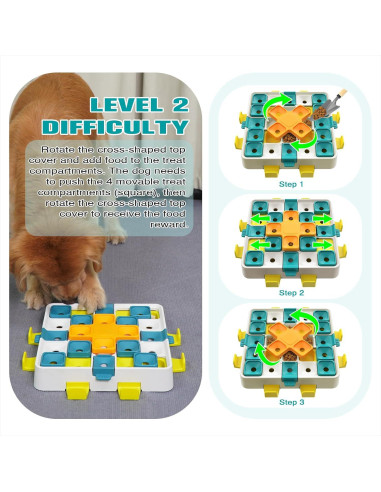 Juguete de Rompecabezas KADTC para Perros Multicolor 37.5 cm