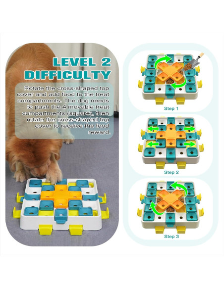Juguete de Rompecabezas KADTC para Perros Multicolor 37.5 cm Juguete de Rompecabezas KADTC para Perros Multicolor 37.5 cm