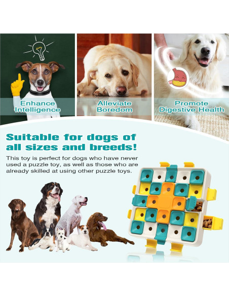 Juguete de Rompecabezas KADTC para Perros Multicolor 37.5 cm Juguete de Rompecabezas KADTC para Perros Multicolor 37.5 cm