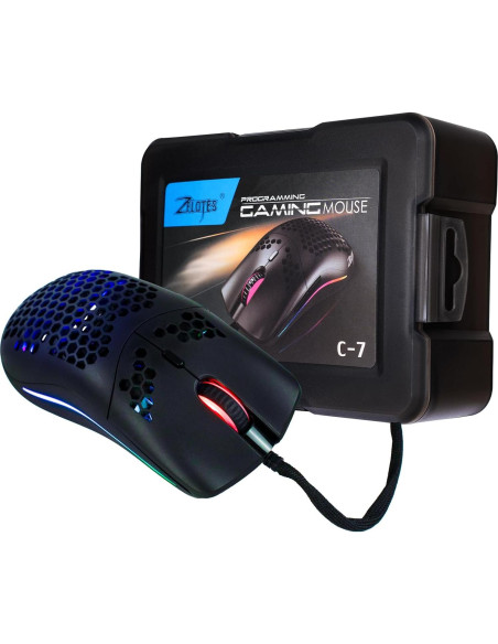 Ratón Gaming XuanGui C7 RGB Ultra Ligero 16000 DPI