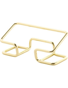 Soporte para Tarjetas de Visita Leicraft Metal Dorado 50 Unidades 2