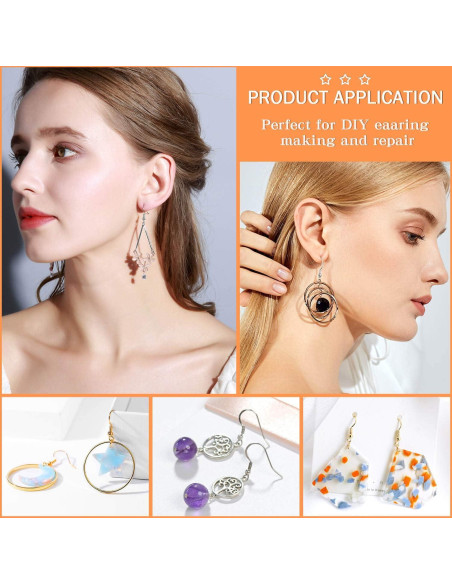 Kit de Fabricación de Pendientes Anezus 2320 Piezas