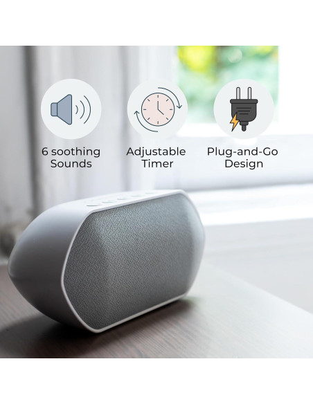 Yogasleep Soundcenter Máquina de Ruido Blanco 6 Sonidos
