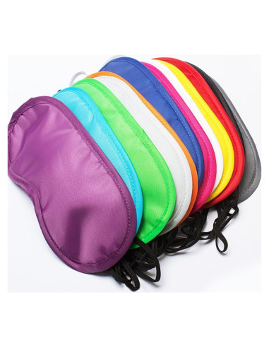 12 Máscaras de Ojos SOONARY Multicolor Suaves y Cómodas