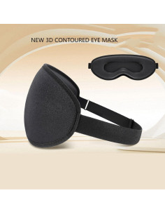 Máscara para dormir 3D SANREE ajustable y transpirable 2