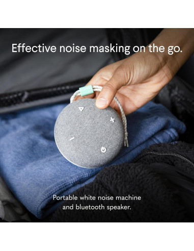 Máquina de Sonido Portátil SNOOZ Go Carbón 6 Sonidos