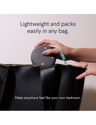 Máquina de Sonido Portátil SNOOZ Go Carbón 6 Sonidos