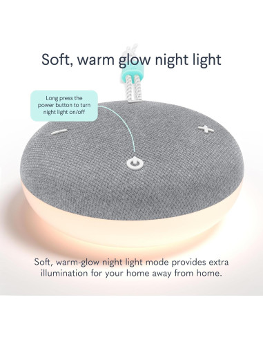 Máquina de Sonido Portátil SNOOZ Go Carbón 6 Sonidos