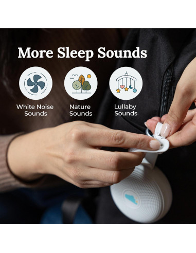 Yogasleep Hushh+ Máquina de Ruido Blanco Portátil 20 Sonidos