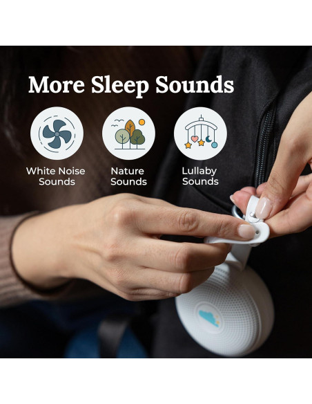 Yogasleep Hushh+ Máquina de Ruido Blanco Portátil 20 Sonidos