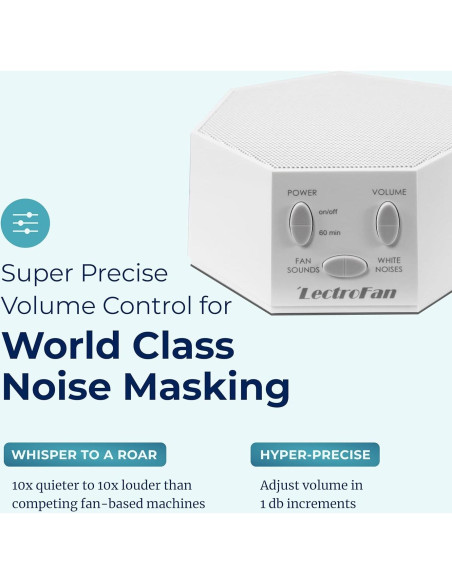 Máquina de Ruido Blanco Adaptive Sound Technologies 20 Sonidos