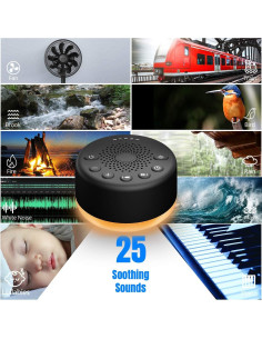 Máquina de Sonido Easysleep i-1 con 25 Sonidos y Luces 2