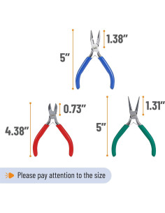 Kit de Alicates de Joyería Mr. Pen - 3 Piezas Ergonómico 2