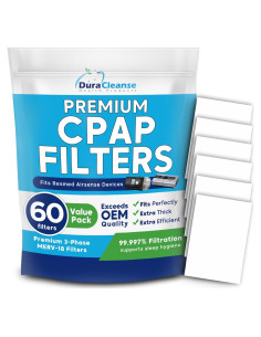 Filtros DuraCleanse CPAP MERV 18 - 60 Reemplazos AirSense 10
