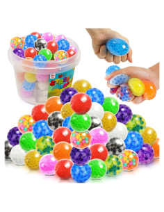 Pelotas Antiestrés Squishy 72 Piezas - Juguetes para Ansiedad