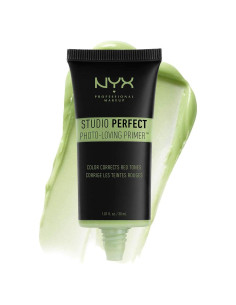 Primer Facial Vegano NYX Studio Perfect Verde 30 ml - Corrección de Color