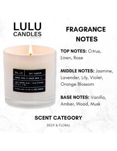 Vela Aromática de Soya Lulu 9 Oz En El Estado de Ánimo 2