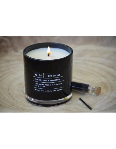 Vela Aromática de Soya Lulu 9 Oz En El Estado de Ánimo