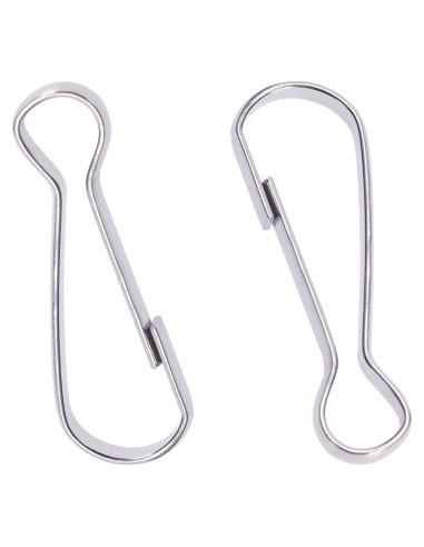 Ganchos de Resorte de Metal Mini Skater 1.5cm 100Pcs