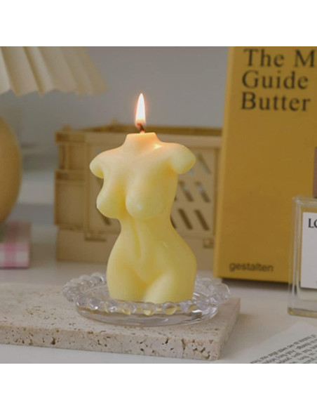 2 Velas Aromáticas Burbuja Cera de Soja OUKEYI Decoración