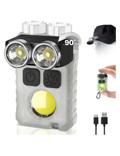 Linterna EDC Recargable CLAKAP 1200LM USB-C 11 Modos