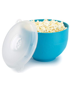 Popcorn Popper Goodful Silicona Plegable 2,84L Azul