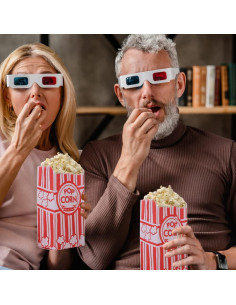 500 Bolsas de Papel para Palomitas 1 oz Ystbaunly 2