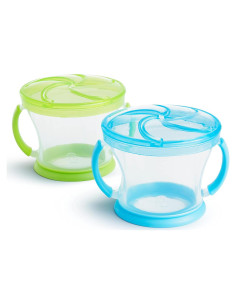 Tazas para Snacks Munchkin 2 Piezas Azul Verde 266ml