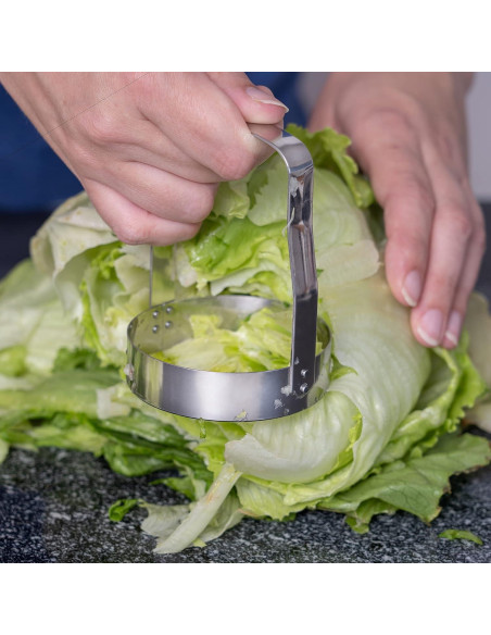 Juego de Picadores de Mano Maxam - 2 Cortadores de Acero Inoxidable Juego de Picadores de Mano Maxam - 2 Cortadores de Acero Inoxidable