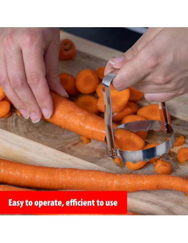 Juego de Picadores de Mano Maxam - 2 Cortadores de Acero Inoxidable