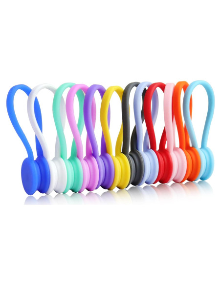 Paquete de 12 Sujetadores Magnéticos Motiloo de Silicona Paquete de 12 Sujetadores Magnéticos Motiloo de Silicona