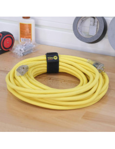 Correas Organizador de Cables Wrap-It Storage 12" Negro 8 Pzas 2