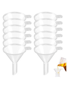 20 Embudos Mini de Cocina AHQiZFX Plástico Transparente