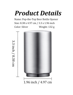 2 Abrebotellas Automáticos Swaytail Acero Inoxidable 2