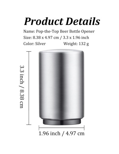 2 Abrebotellas Automáticos Swaytail Acero Inoxidable