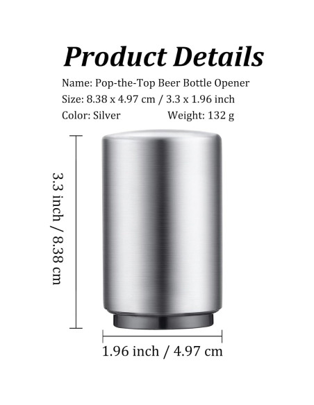 2 Abrebotellas Automáticos Swaytail Acero Inoxidable