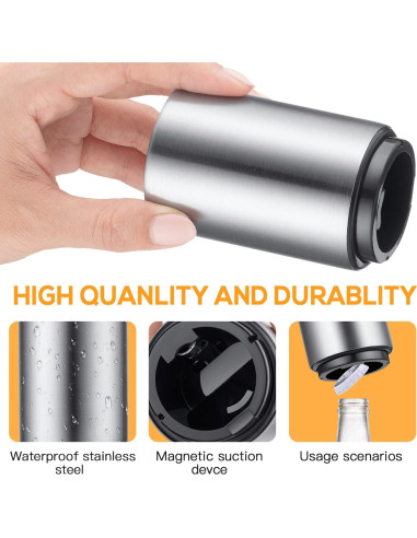 2 Abrebotellas Automáticos Swaytail Acero Inoxidable