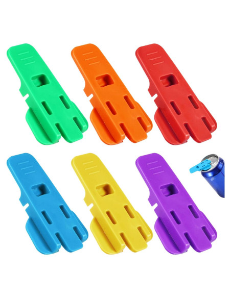 6 Abridores de Latas XIHIRCD de Colores Variados 56x35.6mm