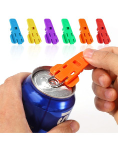 6 Abridores de Latas XIHIRCD de Colores Variados 56x35.6mm 2