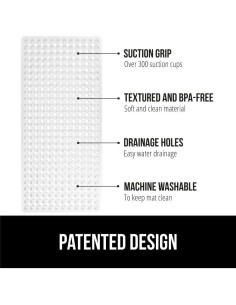 Alfombrilla de Baño GORILLA GRIP 88,9x40,6 cm Lavable 2