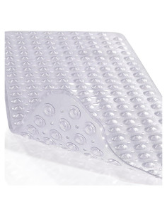 Alfombrilla de Ducha Antideslizante Yimobra 101,6 x 40,6 cm Gris