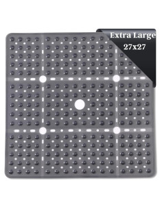 Alfombrilla de Ducha Antideslizante ENKOSI 68,58 cm Cuadrada
