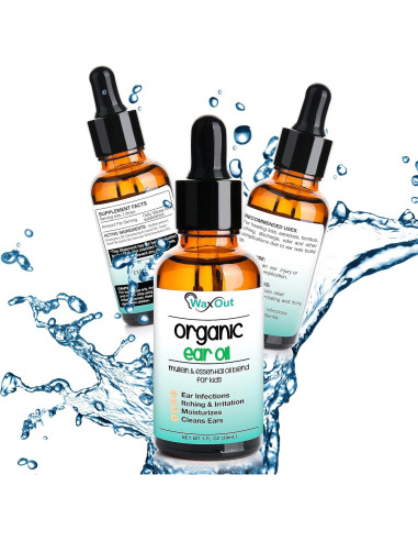 Aceite limpiador de cera de malva WaxOut para niños 81g