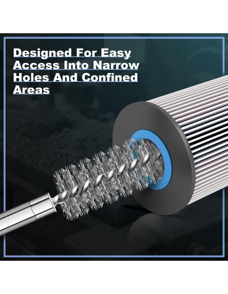 Cepillo de Alambre MAXMAN 18 Piezas para Taladro 150 mm