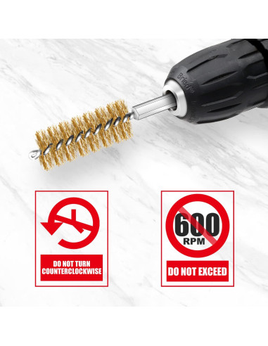 Cepillo de Alambre MAXMAN 18 Piezas para Taladro 150 mm