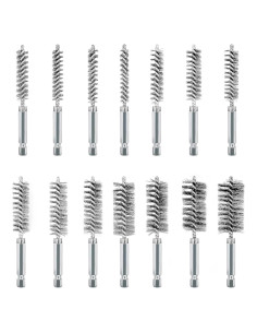 ASNOMY 14 Piezas Cepillos de Acero Inoxidable para Taladro